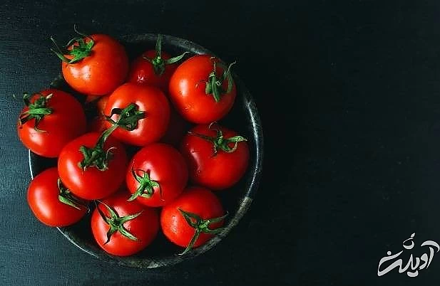 قرار دادن گوجه فرنگی در جای مناسب گوجه در ظرف